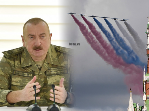 İlham Əliyev bu lenti yaxasına taxmaqdan imtina etdi