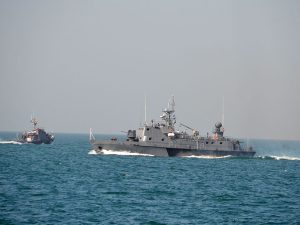 Azərbaycanın hərbi gəmiləri yola düşdü - Foto
