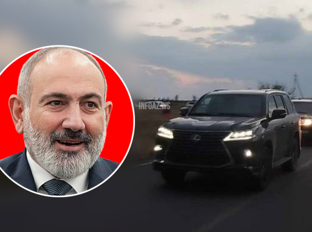 Paşinyanın korteji qəzaya düşdü - Yaralılar var