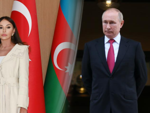 Putin Mehriban Əliyevanı təbrik etdi